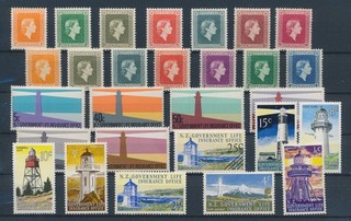 LS94775 New Zealand Elizabeth II lighthouse towers fine lot MNH