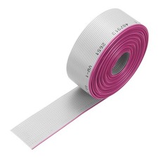IDC Wire Flat Ribbon Cable 4m/13.1ft Length 1.27mm Pitch 20Pin