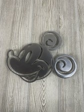 Disney Mickey Mouse Silver Metal Swirl Trivet Kitchen Decor FAC-031644-15304