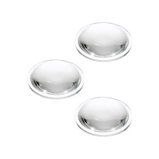 Diameter 66mm Flat Convex Lens, 3 Pcs Height 18.5mm Acrylic Optical Lens