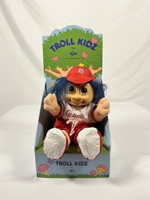 Russ Kidz St Louis Cardinals MLB Baseball Troll doll Vintage With Box