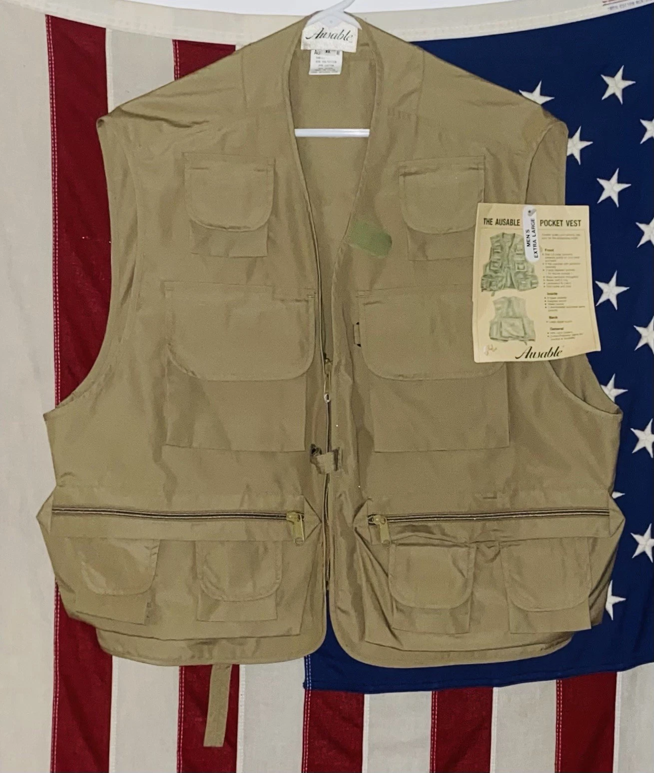 Ausable II Fishing & Hunting Vest XL NWT 24 Pocket Utility Hiking Gear Canvas