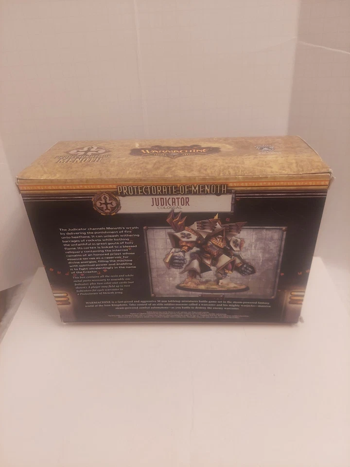 Warmachine Protectorate of Menoth Judicator Colossal Privateer Press - Image 2 of 4