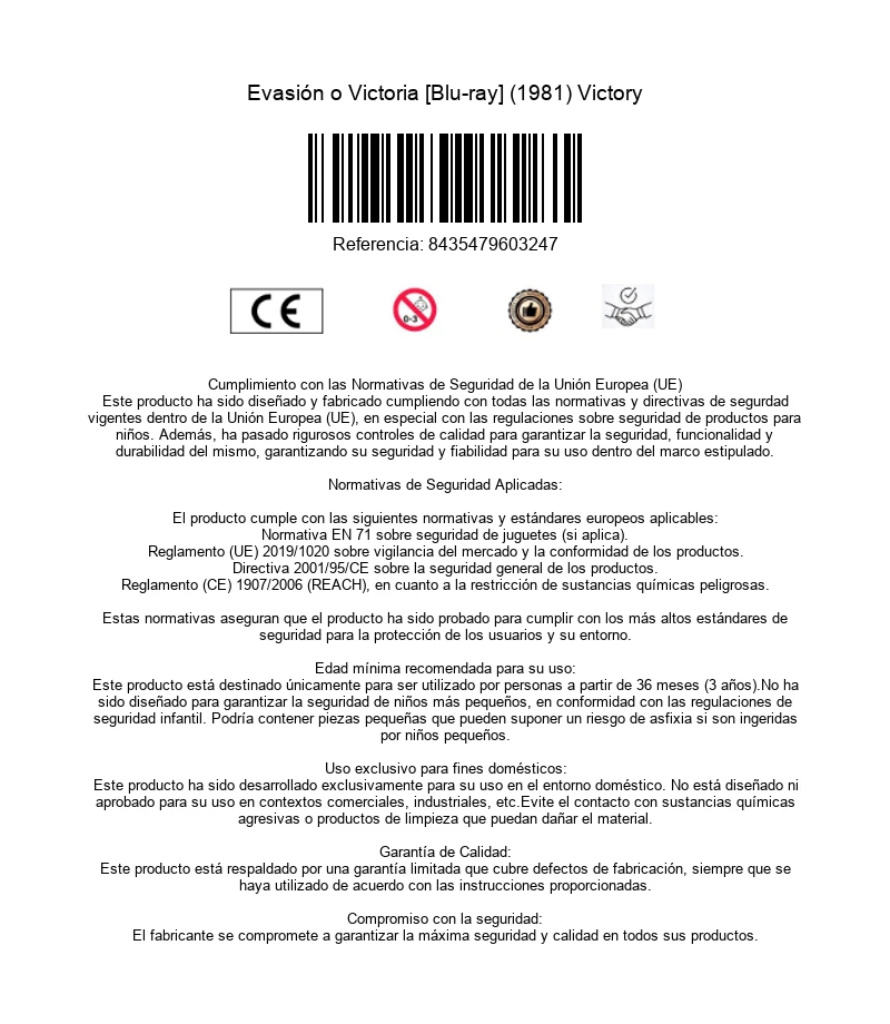 Evasión o Victoria [Blu-ray] (1981) Victory - Imagen 4 de 4