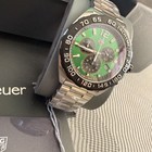 TAGheuer QUARTZ 43mm CHRONOGRAPH FORMULA 1 GREEN MEN'S WATCH CAZ101AP.BA0842 — photo 3