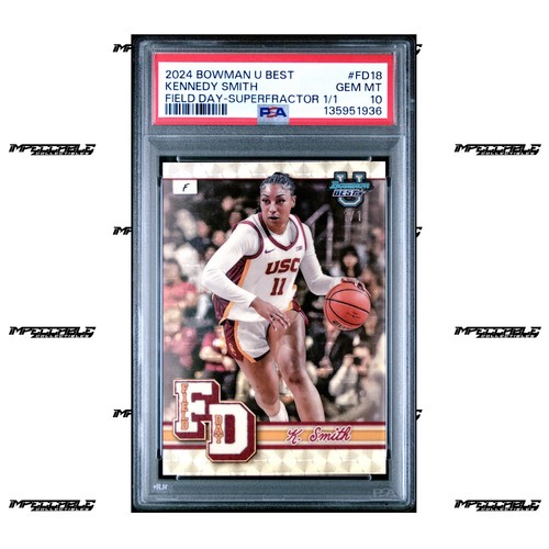 2024-25 Bowman U Best - #FD-18 Kennedy Smith Rookie 1/1 SUPERFRACTOR PSA 10