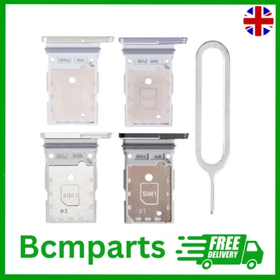 BCM For Samsung Galaxy S21 FE 5G Sim Card Tray Replacement Dual Sim Holder G990
