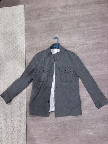 State & Liberty Men’s Knit Field Jacket Size Large Grey image 7