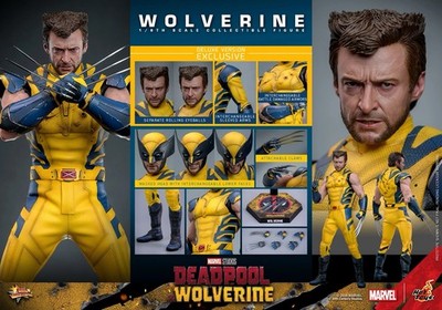 Hot Toys Hugh Jackman Wolverine Sideshow Deluxe Version New In Original Ship Box