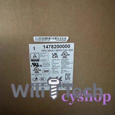 1PC New Weidmuller PRO MAX3 960W 24V 40A Modules Fast Shipping FedEx or DHL