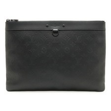 Louis Vuitton Pochette Discovery Monogram Shadow Clutch Bag - DUTY FREE