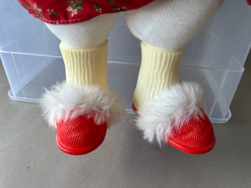 Muñeca Navidad Eléctrica Animada Sra. Santa Claus Vieja Dama Polo Norte Exhibición - Imagen 4 de 4