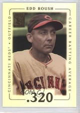 2002 Topps Tribute Edd Roush #19 HOF 0a1