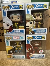 X-men Funko lot of 4 all in protectors 