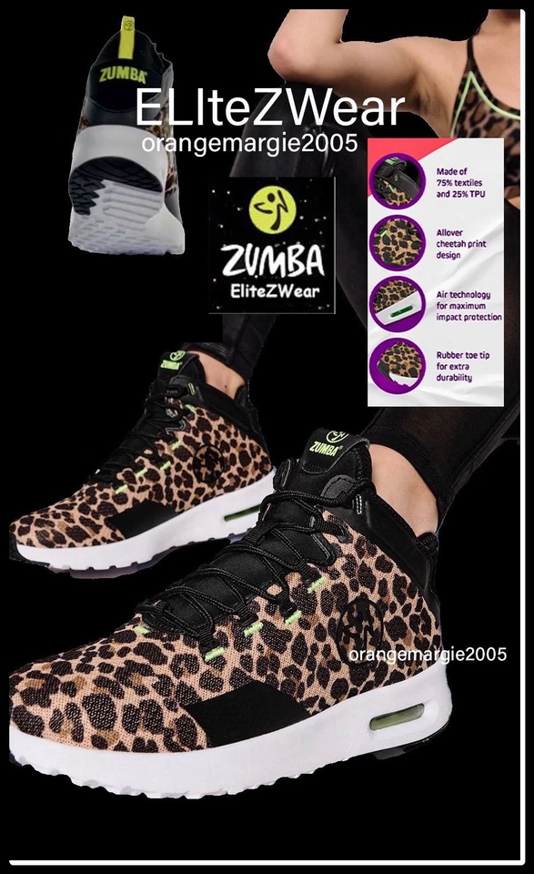 ZUMBA High Top Mid Top SHOES SNEAKERS TRAINERS DANCE! EliteZW Orlando Convention - Image 4 of 4