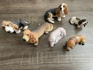 Basset Hound Figurine Lot