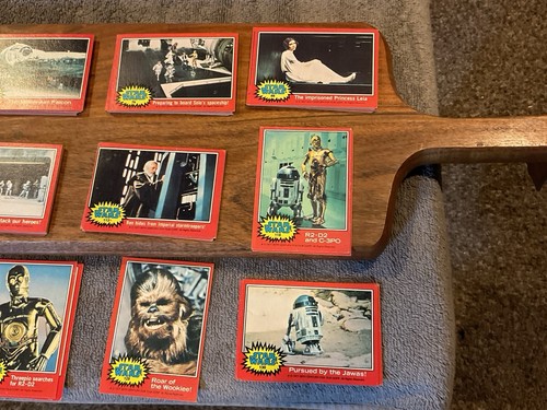 1977 Topps Star Wars Series 2 Red Complete Set (66) (67-132) Vintage EX + - Picture 11 of 13