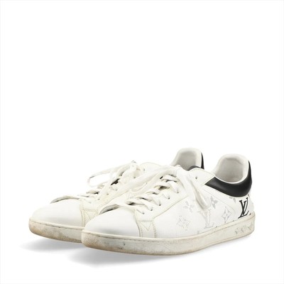 Louis Vuitton Luxembourg line 19-year Leather Sneakers 7 Men's