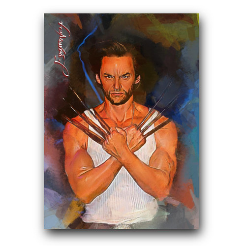 Wolverine #7 Art Card Limited 27/50 Edward Vela Signed (Movies Characters)