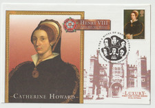 21/1/1997 UK GB FDC - The Great Tudor - Catherine Howard - Hampton Court Spec #2