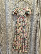 Vintage Jessica McClintock Bridal Floral Dress Size 5/6