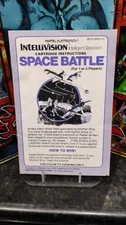 Vtg 1979 SPACE BATTLE Intellivision System Game MATTEL Instruction Booklet *ONLY