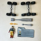 VTG 1987 GI Joe ARAH Back-Stop Persuader Vehicle Figure, ID Card & Parts Hasbro