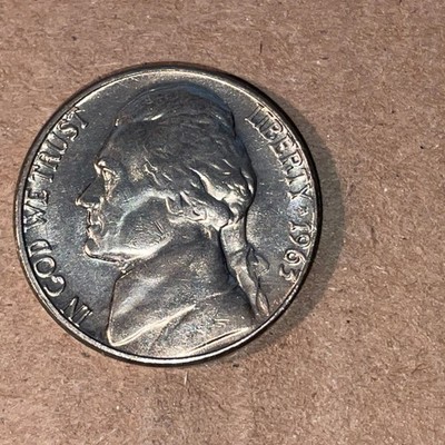1963 D Jefferson Nickel BU Brilliant Uncirculated