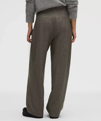 Lululemon Daydrift HR Wide-Leg Trouser Short XS Herringbone