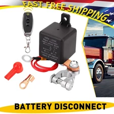 1X Wireless Control Remote Battery Disconnect Cut Off Switch Isolator Master 12V