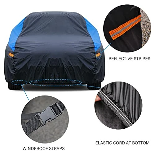 For Hyundai Veloster 2012-2020 Waterproof Car Cover All Weather 6 Layers - Изображение 4 из 4