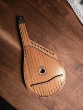 Bandura National Ukrainian Folk 1974 Wood Zither String Toy - Musical Instrument
