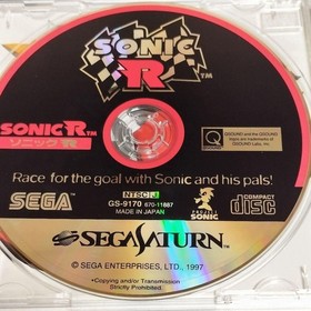 SONIC JAM SONIC R Sega Saturn Software