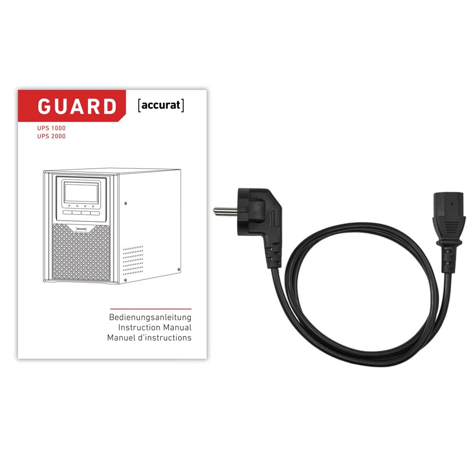 Accurat UPS Guard Online USV System 2000VA 1800W 336Wh 230V reine Sinuswelle UPS - Bild 4 von 4