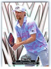 2024 Leaf Metal Pickleball Silver #/50 Travis Rettenmaier