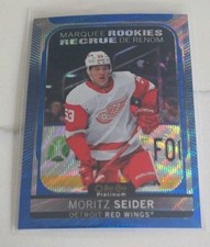 2021-22 OPC Platinum Moritz Seider Marquee Rookie Blue Surge