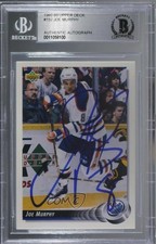 BAS 1992-93 Upper Deck Joe Murphy #152 BGS Authentic Auto 7tn