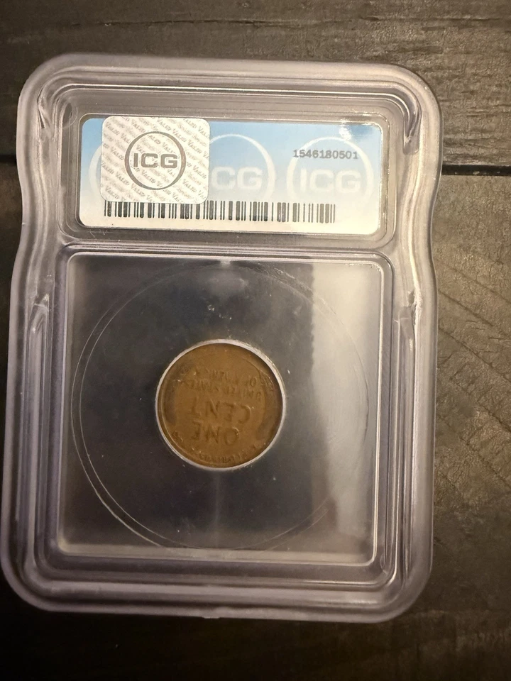 1914 Wheat Penny Error (Laminated) Graded By ICG F-12 - Image 2 of 4