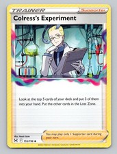 Colress's Experiment #155/196 Uncommon SWSH11: Lost Origin Pokemon