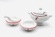 Campbell's Soup Kids Miniature Porcelain Dollhouse Dishes lot