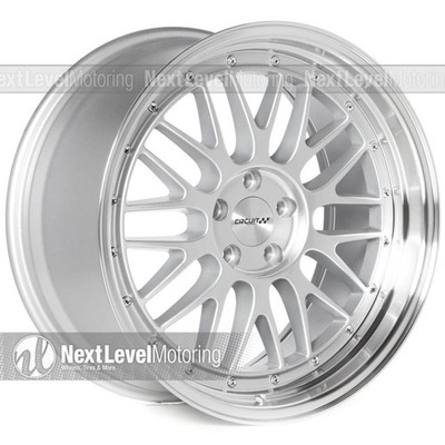 1 CIRCUIT CP30 19x9.5 5x120 +35 SILVER WHEELS LM STYLE MESH FITS BMW