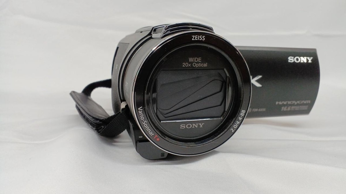 Sony FDR-AX55 4K handy cam Camcorder Black Operation Tested SET | eBay
