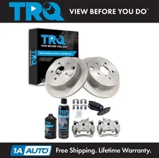TRQ Rear Brake Pad & Rotor Kit Fits 2015-2019 Subaru WRX