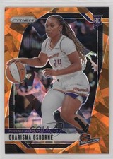 2024 Panini Prizm WNBA Orange Ice Prizm Charisma Osborne #65 11gl
