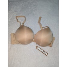SKIMS Ultimate Push Up Plunge Bra Sand BA-PLG-9214 Size 36C NWT