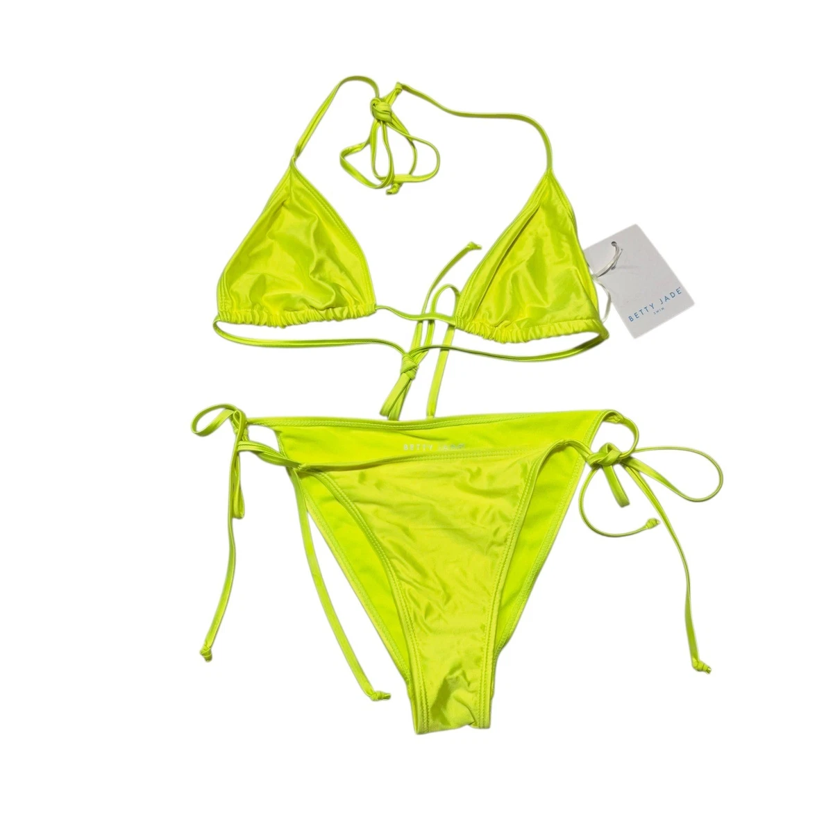 Yellow Solid Bikini Swimwear for Women for sale | eBay