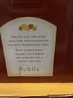 Publix Pilgrim Pair Gravy Boat, Napkin Holder, Salt And Pepper Shakers New — photo 8