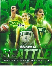 SKYLAR DIGGINS Signed 8.5x11 Photo Signed REPRINT Basketball WNBA Seattle Storm