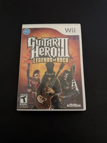 🔥Guitar Hero III: Legends of Rock - Nintendo Wii (TESTED, COMPLETE)🔥
