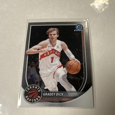 Topps 2025-26 Chrome Basketball Gradey Dick Toronto Raptors #214 Base Card